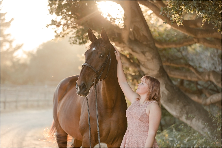 San Luis Obispo Equine Photography session of Sierra and her gelding at LOVE Farm by California Equine Photographer Elizabeth Hay Photography.